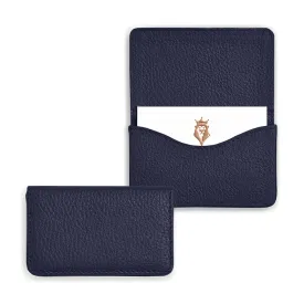 Business Card Case Dark Blue
